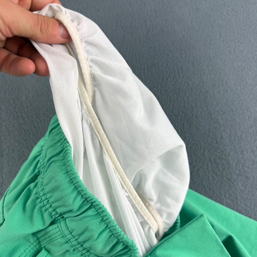 Brooks Brothers Swim Trunks Men's S Green Mesh Lined Drawstring Board Shorts - Picture 6 of 9